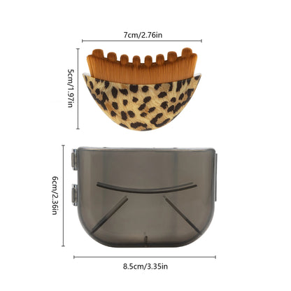 Brosse de Drainage Lymphatique Visage, Brosse Visage + etui