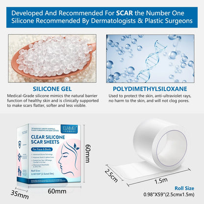 Stap Silicone Cicatrice - Visage & Corps 1.5cm